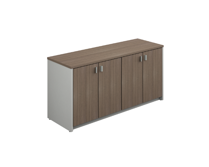 4 Door credenza 1 shelf 72 x 24 x 30" Prime