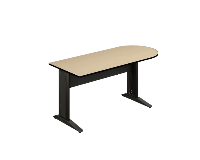 [GAK580180MM3M19BP04PL00] Peninsula desk 19MM 71 x 28 x 30" 3MM Cyber (Cherry, En Polvo Negro)