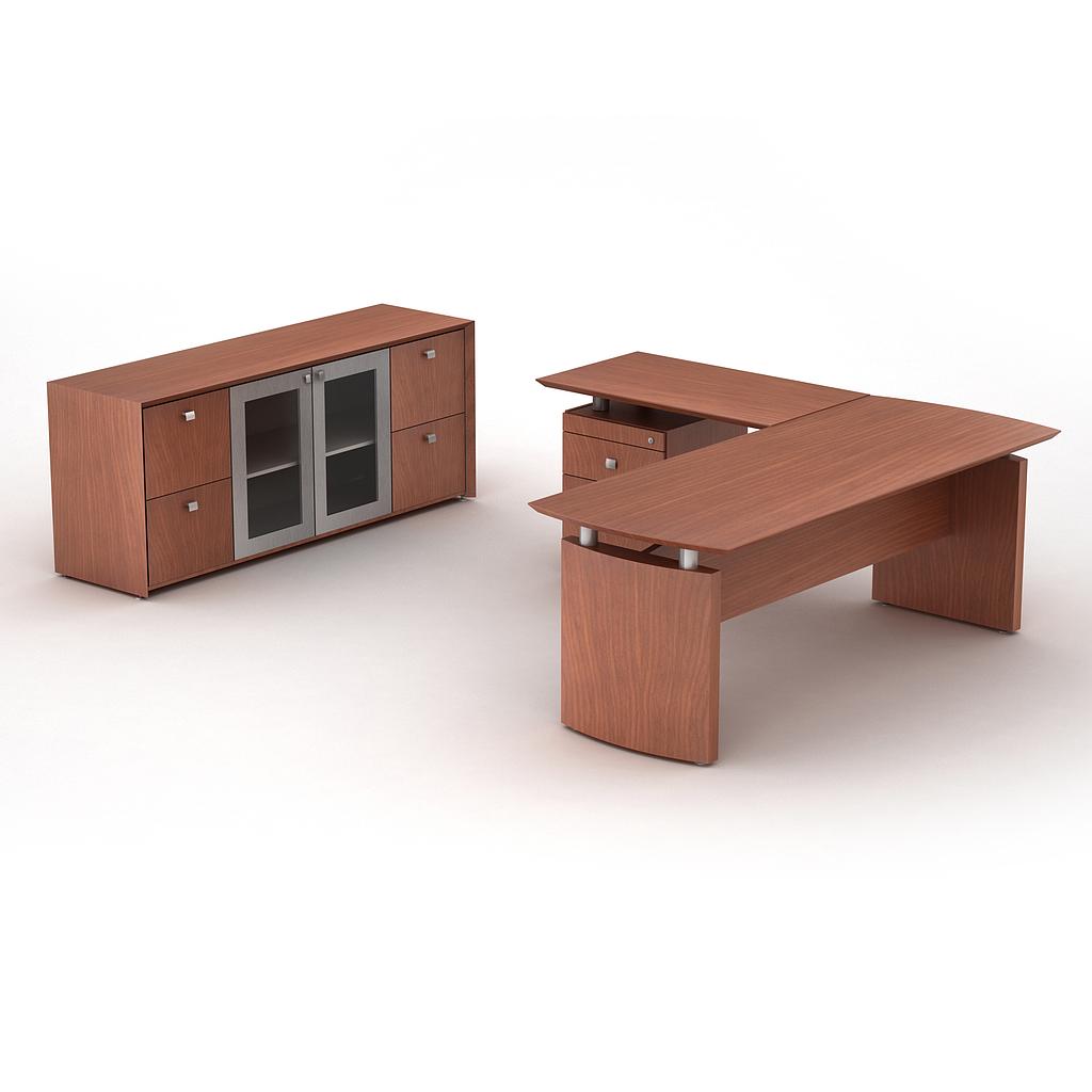 U-group glass doors 79 x 130 x 30" Contempo