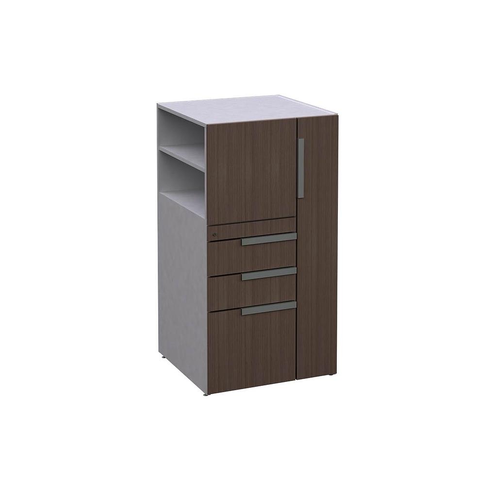 Open Side Wardrobe/Storage Cabinet 24 x 24 x 45" Left LPL