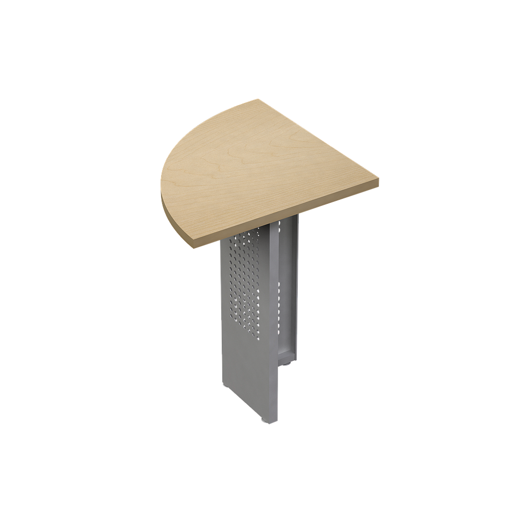 [GAK860050MM3M28BP04PL00] Corner desk 28MM 20 x 24" 3MM Cyber (Cherry, En Polvo Negro)