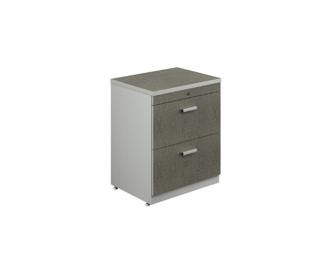 [GBK350BP24BP00] 2-Drawer lateral file 24 x 19 x 30" Kenza (Anigre, Baja Presion Negro)