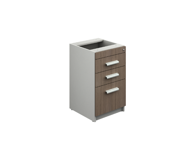 [GBR312BP30BP10] BBF pedestal 16 x 18 x 28" Prime (Oxford, Baja Presion Silver)