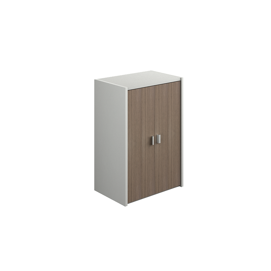 [GBR420BP30BP10] Librero s/Archivero Hor. Puertas Completas 73 x 58 x 105 cm Prime (Oxford, Baja Presion Silver)