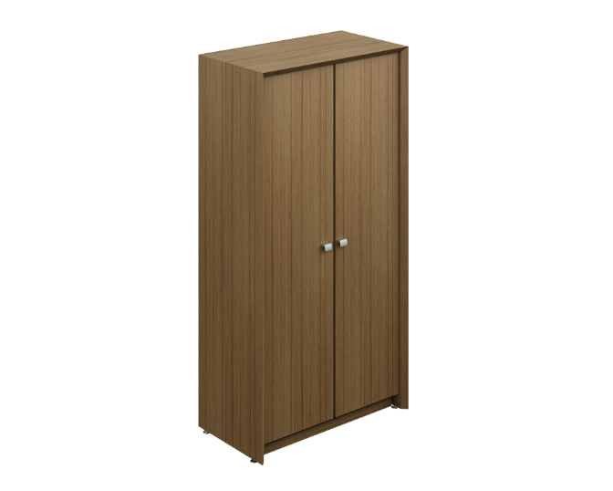 [GCC450180SVCN19] Veneer-door bookcase 35 x 19.5 x 71" Contempo (Silver Apricot)