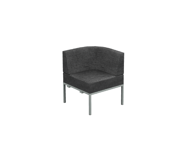 [GDMA285TS41TS90] Sofa Esquinero 60 x 60 x 75 cm Match (Adisson Orange, Shedron)