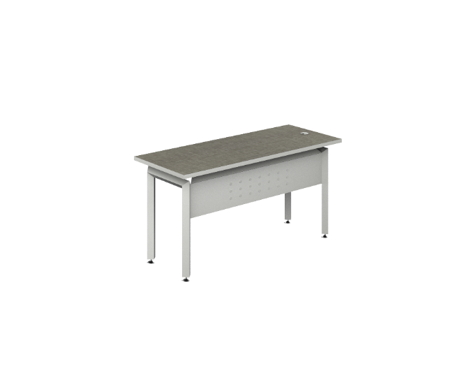 [GBK508150BP24PL00] Mesa Escritorio 150 x 60 x 75 cm Kenza (Anigre, En Polvo Negro)