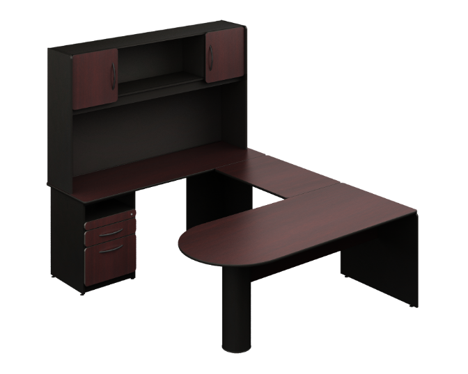 [GBA120BP18BP00] Executive group 71 x 91 x 71" Basic (Bordeaux)