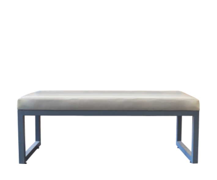 [GDBE700120FM09PT01] Discovery bench 48" (Tactopiel Maglia Sage, Aluminio)