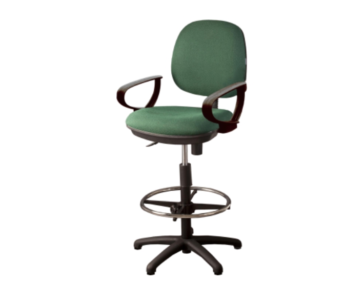 [GDC304PPBFTB30] Task chair "D" arms 5 star nylon base (Caribe Oxford)