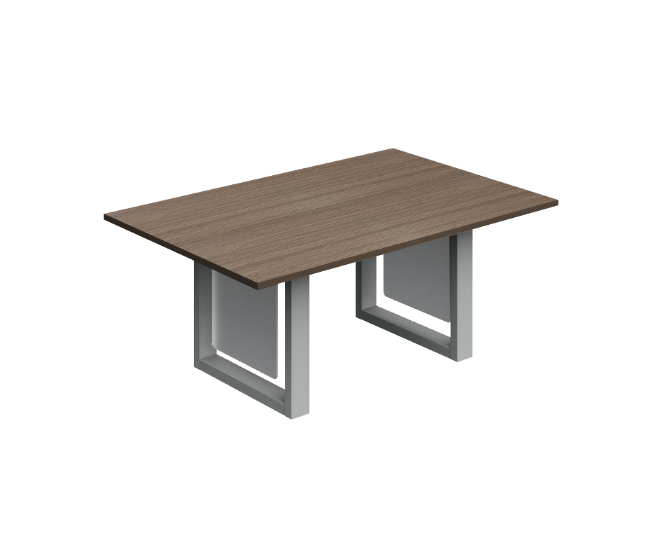 [GBG570180CN19PL00] Conference table 72 x 48 x 30" G Connect WV (Silver Apricot, En Polvo Negro)