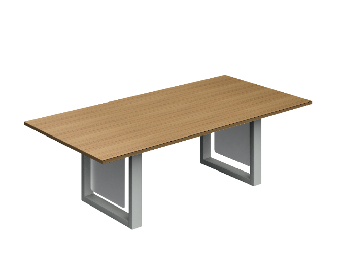 [GBG570240CN19PL00] Conference table 96 x 48 x 30" G Connect WV (Silver Apricot, En Polvo Negro)