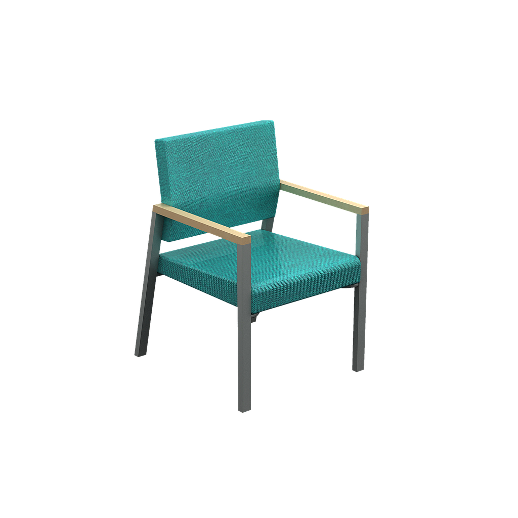 [GDSE202P1TA96PL00] Seti Guest/Reception Chair 23 x 24 x 33" (Ontario Lemon, En Polvo Negro)