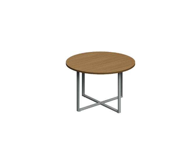 [GBG575105CN19PL00] Round table 42 x 30" G Connect WV (Silver Apricot, En Polvo Negro)