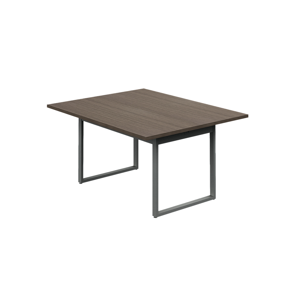 [GDVE570150AP16PL00] Mesa Colaborativa Recta 150 x 120 cm Venti AP (Cherry Walnut, En Polvo Negro)