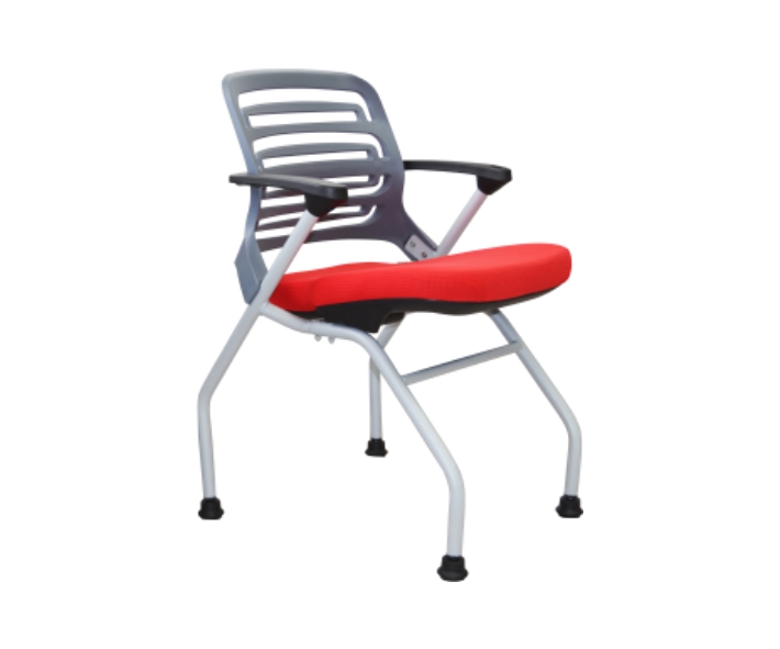 Silla de Capacitacion apilable fija Estructura Gris Ika