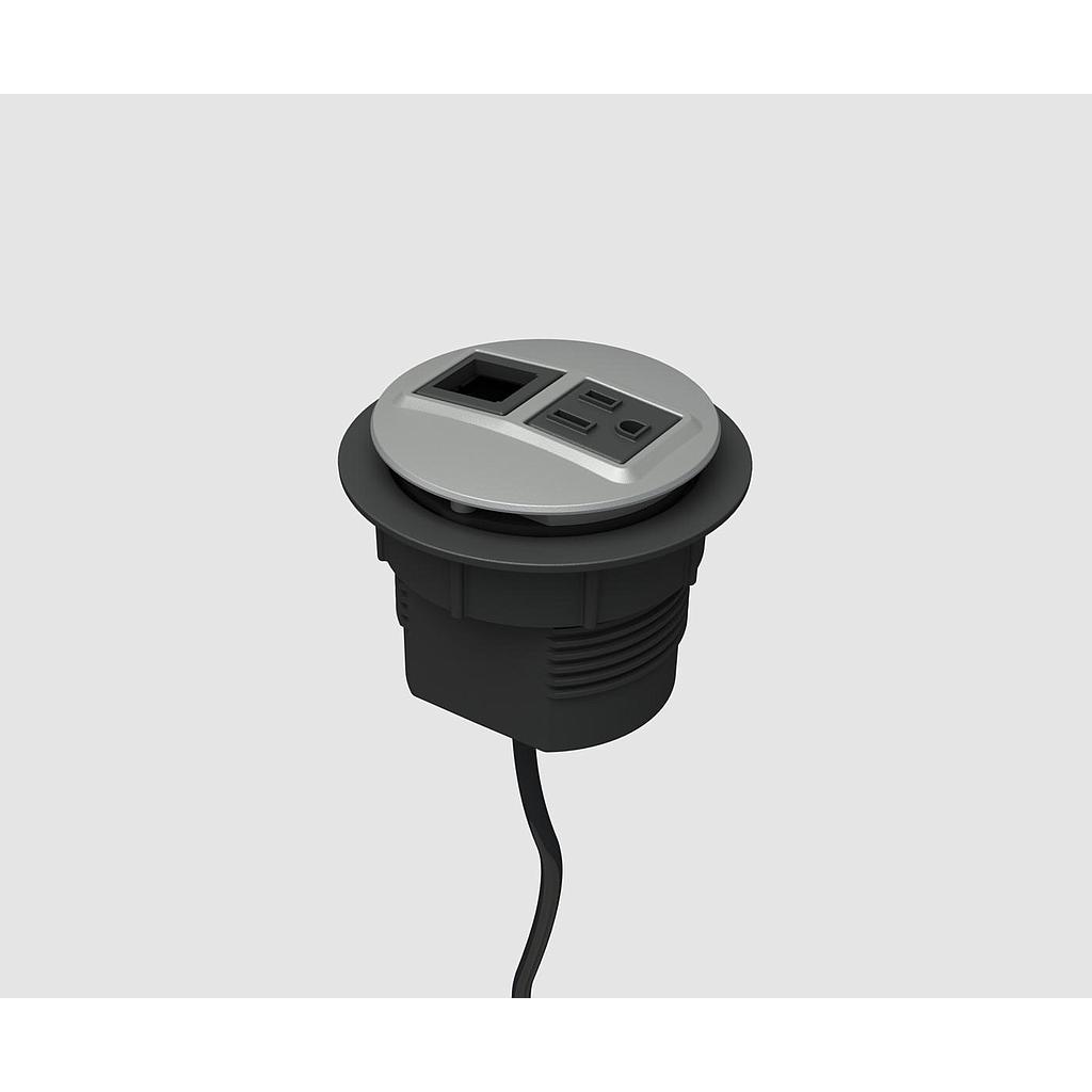 Multicontacto Node (2.0) 1 Toma/1 Vacio 180 cm