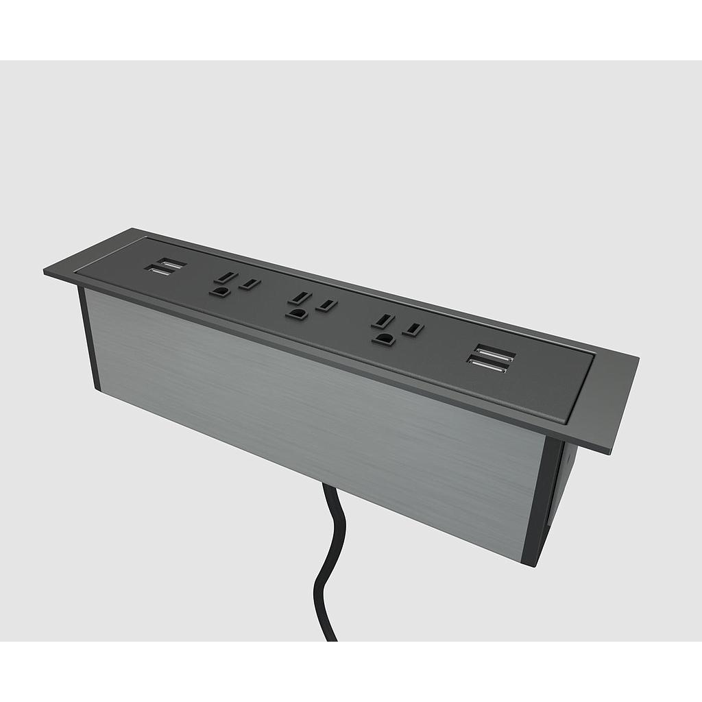 Multicontacto Dean Z 3 Tomas/2 USB 305 cm