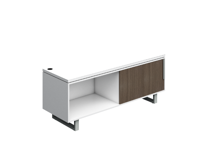 Credenza one sliding door 60 x 20 x 24" G Connect