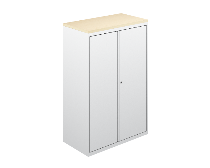 2 Door steel cabinet w/laminate top 34 x 19.3 x 54" Urban