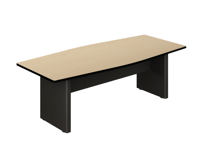 [GAK570240TMLBP04PL00] Mesa de Juntas 240 x 120 x 75 cm TML Cyber (Cherry, En Polvo Negro)