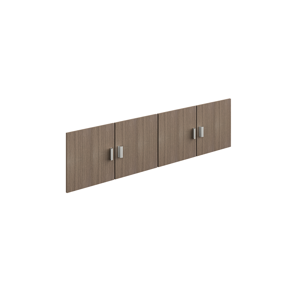 Kit 4 Puertas 38.9 x 39.6 cm p/Librero s/Credenza 165 cm Prime