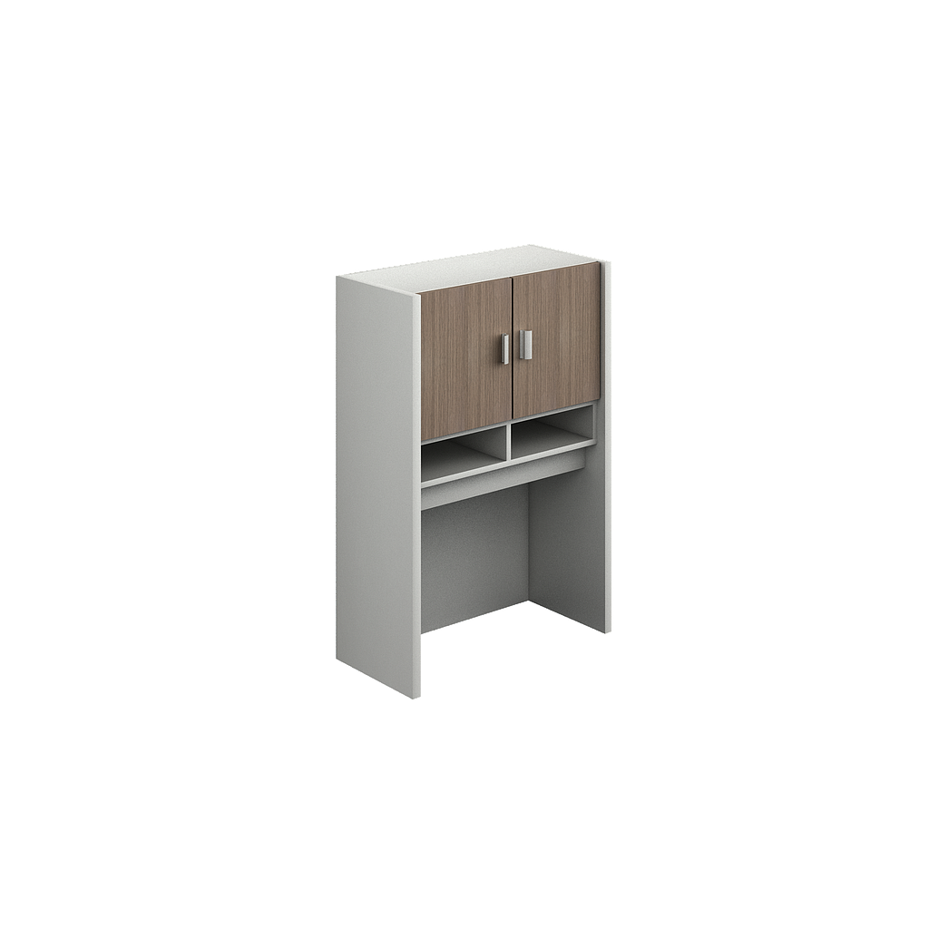 Librero s/Archivero Hor. Puertas Superiores 73 x 35 x 105 cm Prime